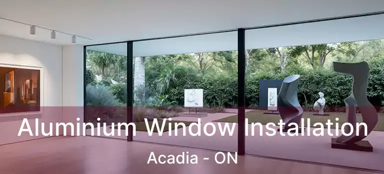  Aluminium Window Installation Acadia - ON