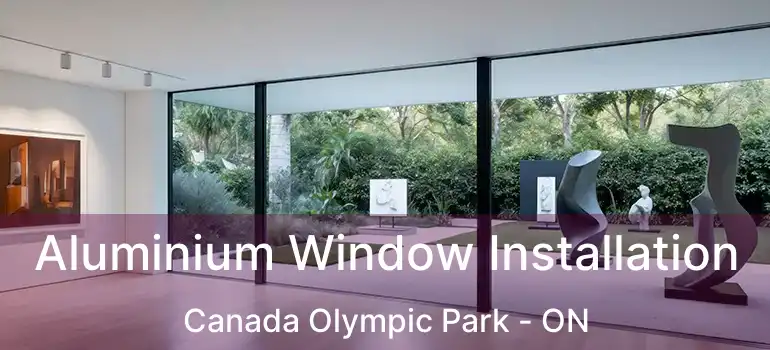  Aluminium Window Installation Canada Olympic Park - ON