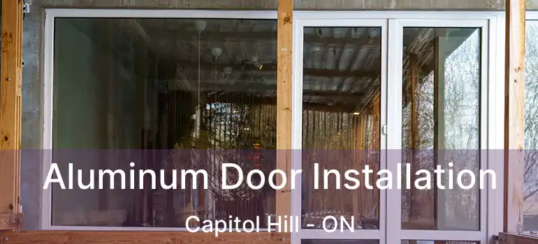  Aluminum Door Installation Capitol Hill - ON