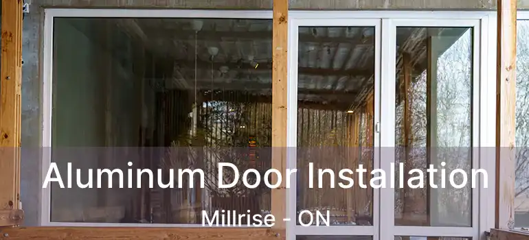  Aluminum Door Installation Millrise - ON