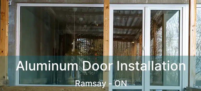  Aluminum Door Installation Ramsay - ON