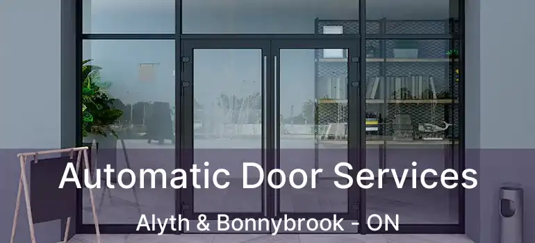  Automatic Door Services Alyth & Bonnybrook - ON