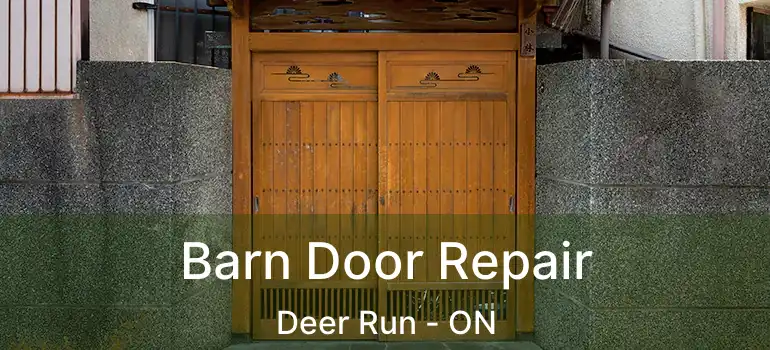  Barn Door Repair Deer Run - ON