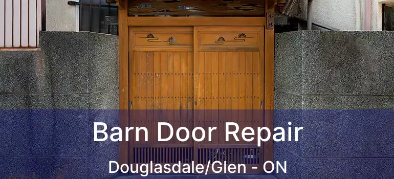  Barn Door Repair Douglasdale/Glen - ON