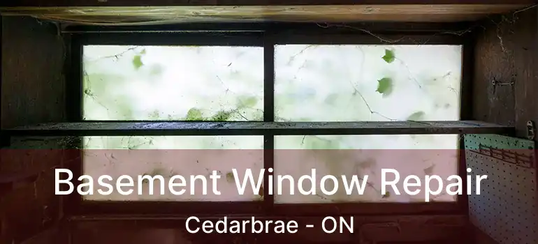  Basement Window Repair Cedarbrae - ON