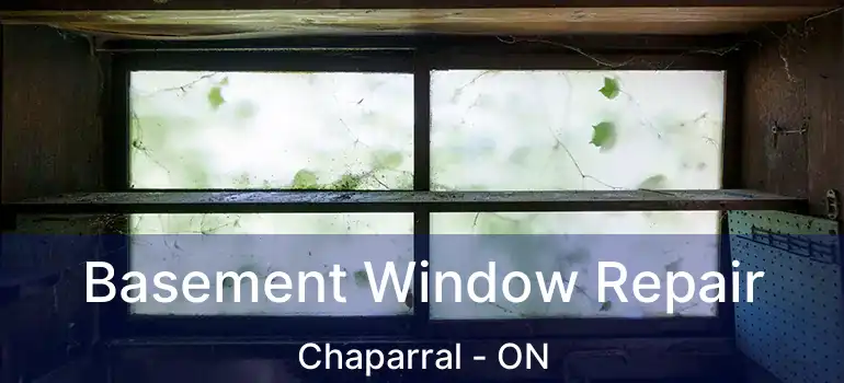  Basement Window Repair Chaparral - ON