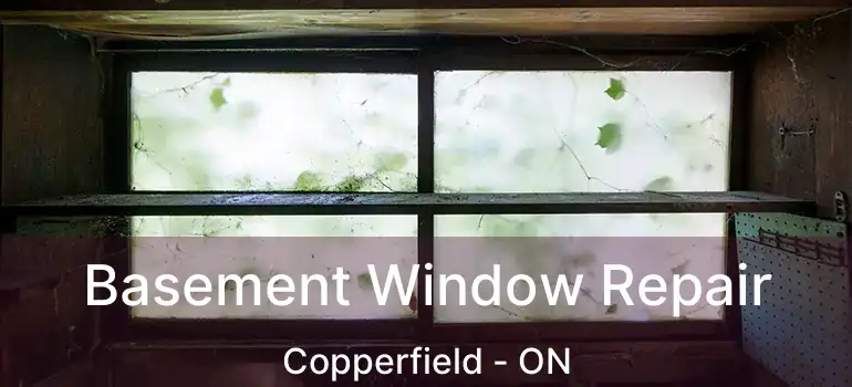  Basement Window Repair Copperfield - ON