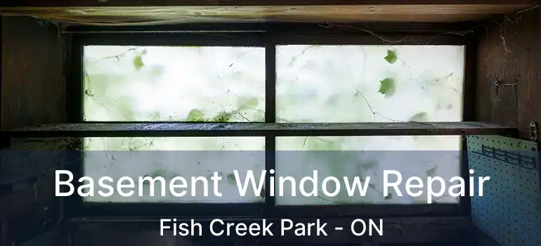  Basement Window Repair Fish Creek Park - ON