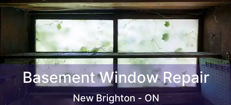  Basement Window Repair New Brighton - ON