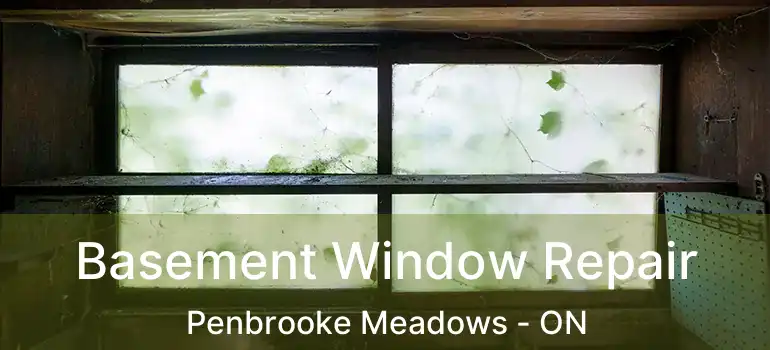  Basement Window Repair Penbrooke Meadows - ON