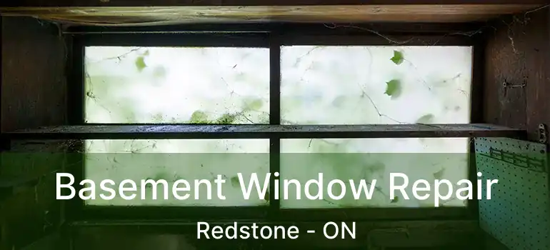  Basement Window Repair Redstone - ON