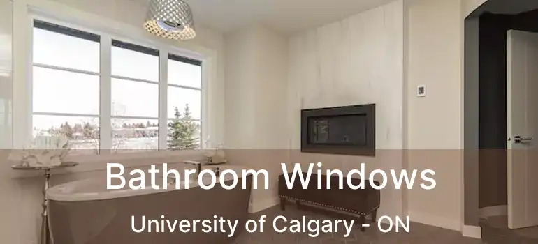  Bathroom Windows University of Calgary - ON