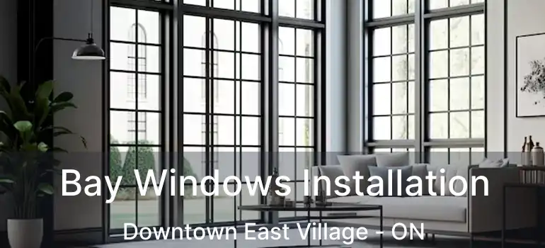  Bay Windows Installation Downtown East Village - ON
