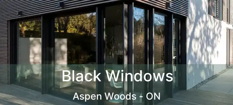  Black Windows Aspen Woods - ON