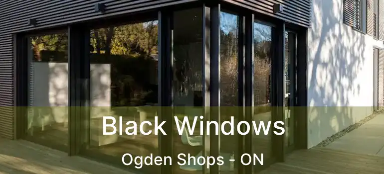  Black Windows Ogden Shops - ON