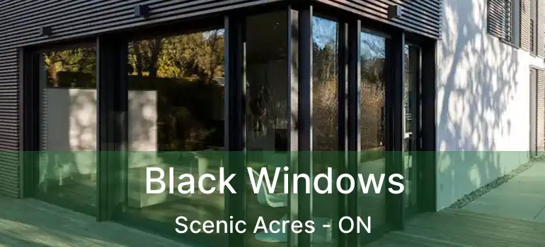  Black Windows Scenic Acres - ON