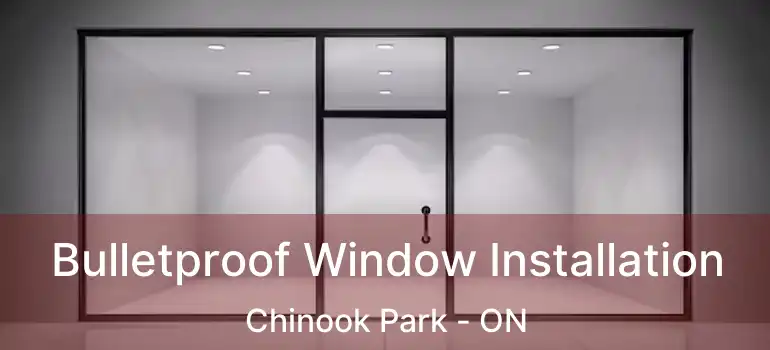  Bulletproof Window Installation Chinook Park - ON
