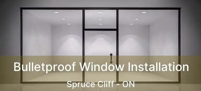  Bulletproof Window Installation Spruce Cliff - ON