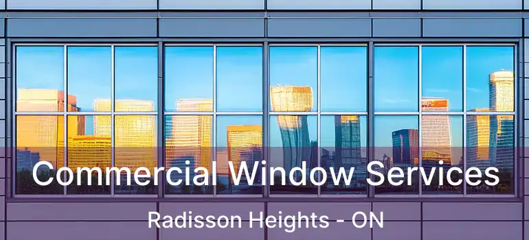  Commercial Window Services Radisson Heights - ON
