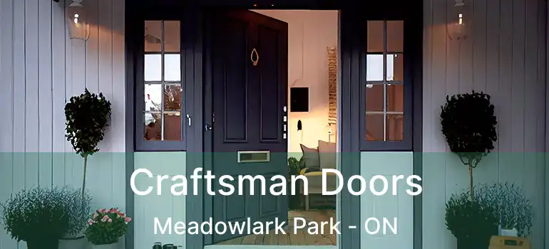  Craftsman Doors Meadowlark Park - ON