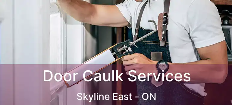  Door Caulk Services Skyline East - ON