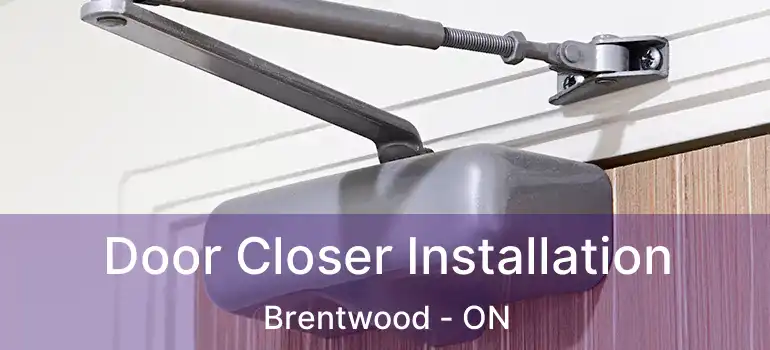  Door Closer Installation Brentwood - ON