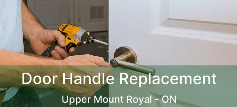  Door Handle Replacement Upper Mount Royal - ON