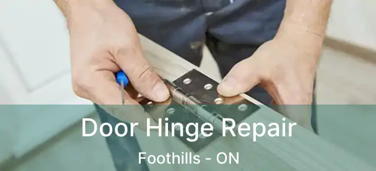  Door Hinge Repair Foothills - ON