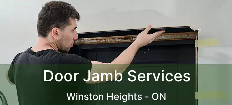  Door Jamb Services Winston Heights - ON