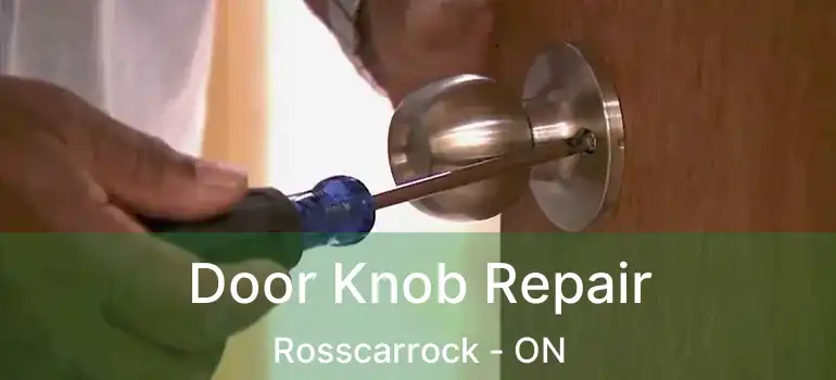  Door Knob Repair Rosscarrock - ON