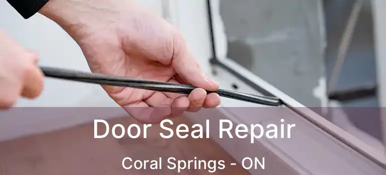  Door Seal Repair Coral Springs - ON