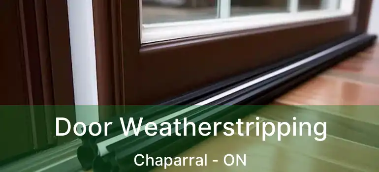  Door Weatherstripping Chaparral - ON
