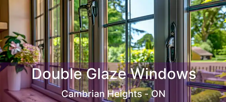  Double Glaze Windows Cambrian Heights - ON