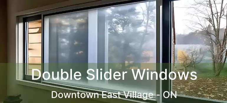  Double Slider Windows Downtown East Village - ON
