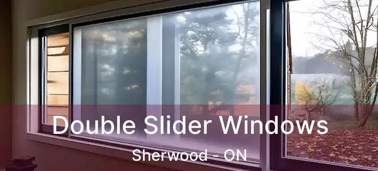  Double Slider Windows Sherwood - ON