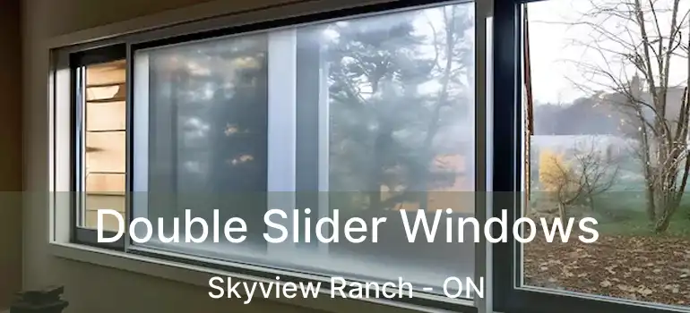  Double Slider Windows Skyview Ranch - ON