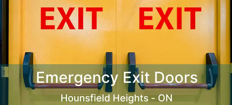 Emergency Exit Doors Hounsfield Heights - ON