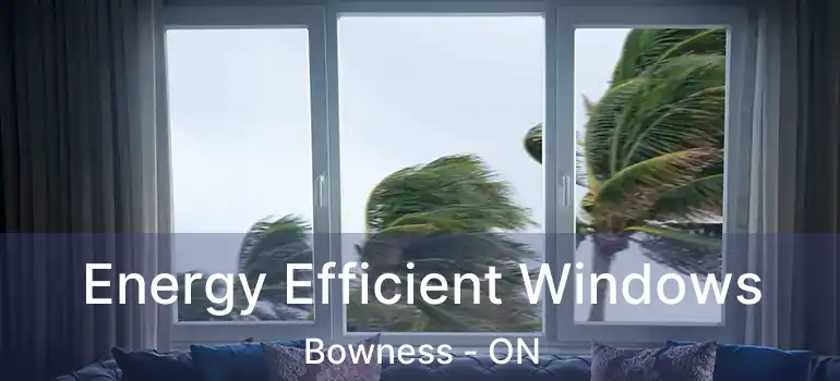  Energy Efficient Windows Bowness - ON