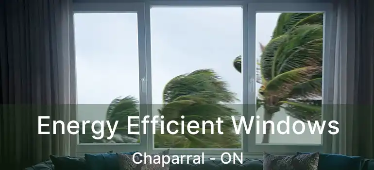  Energy Efficient Windows Chaparral - ON