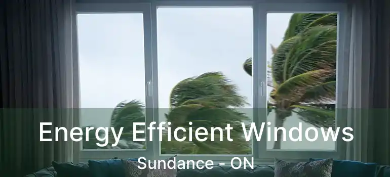  Energy Efficient Windows Sundance - ON