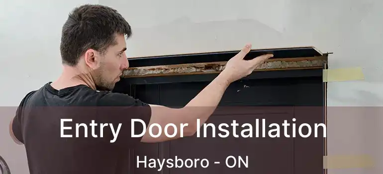  Entry Door Installation Haysboro - ON