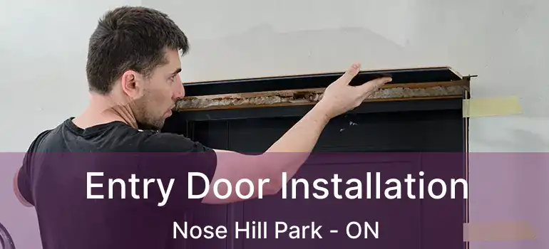  Entry Door Installation Nose Hill Park - ON