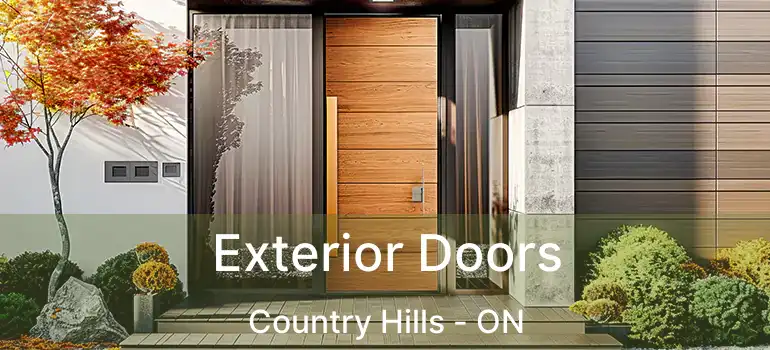  Exterior Doors Country Hills - ON