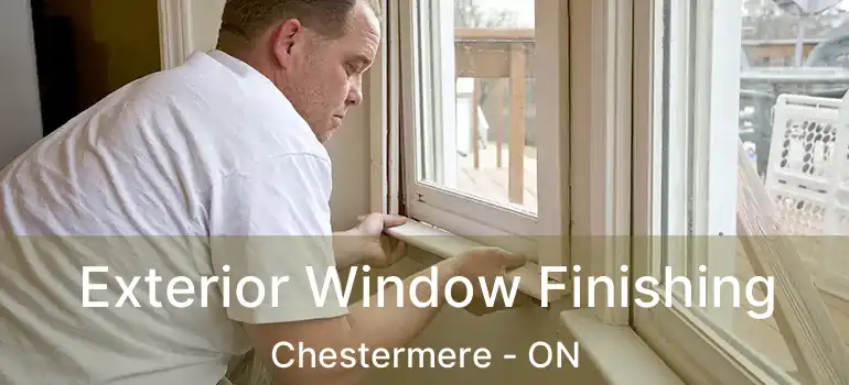  Exterior Window Finishing Chestermere - ON
