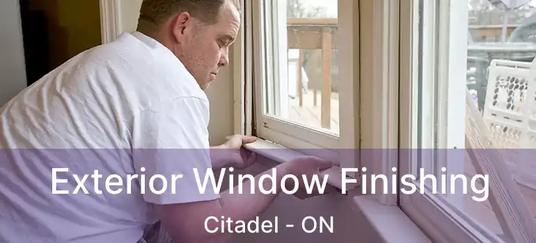  Exterior Window Finishing Citadel - ON