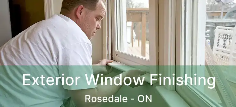  Exterior Window Finishing Rosedale - ON