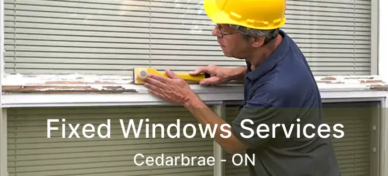  Fixed Windows Services Cedarbrae - ON