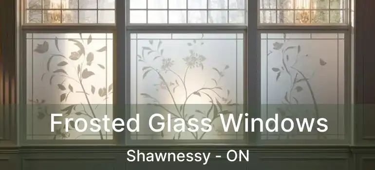  Frosted Glass Windows Shawnessy - ON