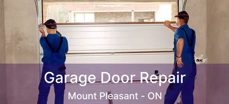  Garage Door Repair Mount Pleasant - ON