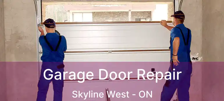  Garage Door Repair Skyline West - ON